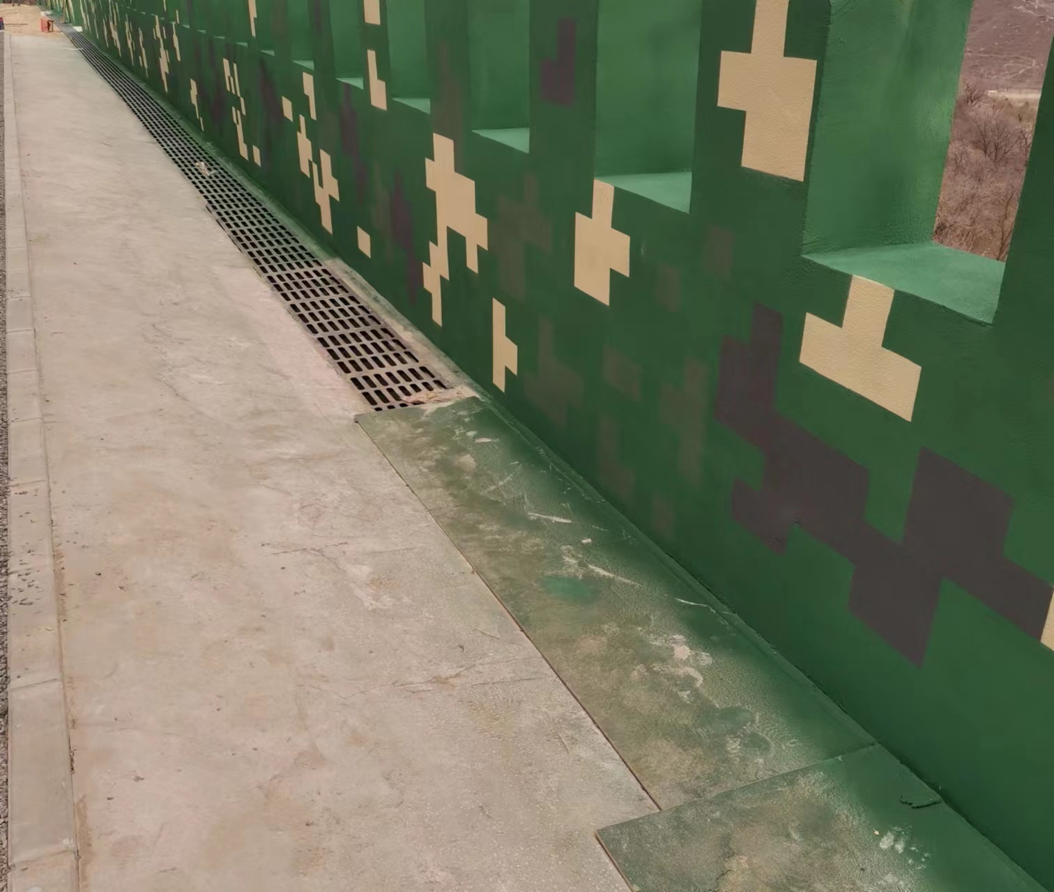 镇江围墙迷彩喷涂,数迷彩漆